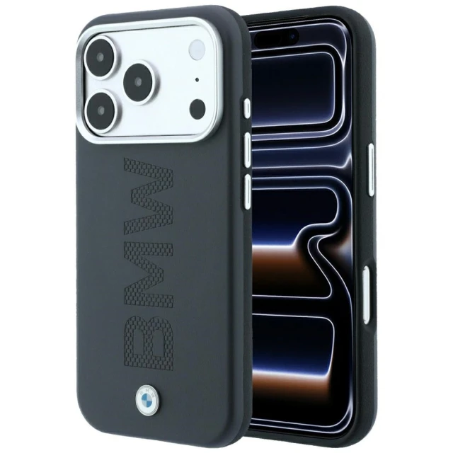 Чохол BMW Sign Centered Deboss для iPhone 18 Pro Max | 17 Pro Max Grey (BMHMP18X26SWOWMA)