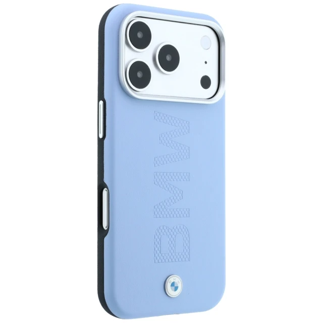 Чохол BMW Sign Centered Deboss для iPhone 18 Pro | 17 Pro Blue (BMHMP18L26SWOWMB)