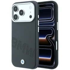 Чохол BMW Sign Inclined Deboss Letters для iPhone 18 Pro | 17 Pro Grey (BMHMP18L26SWOWDA)