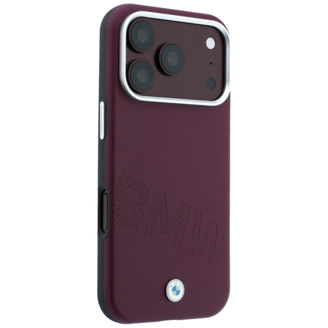 Чохол BMW Sign Inclined Deboss Letters для iPhone 18 Pro Max | 17 Pro Max Red (BMHMP18X26SWOWDR)