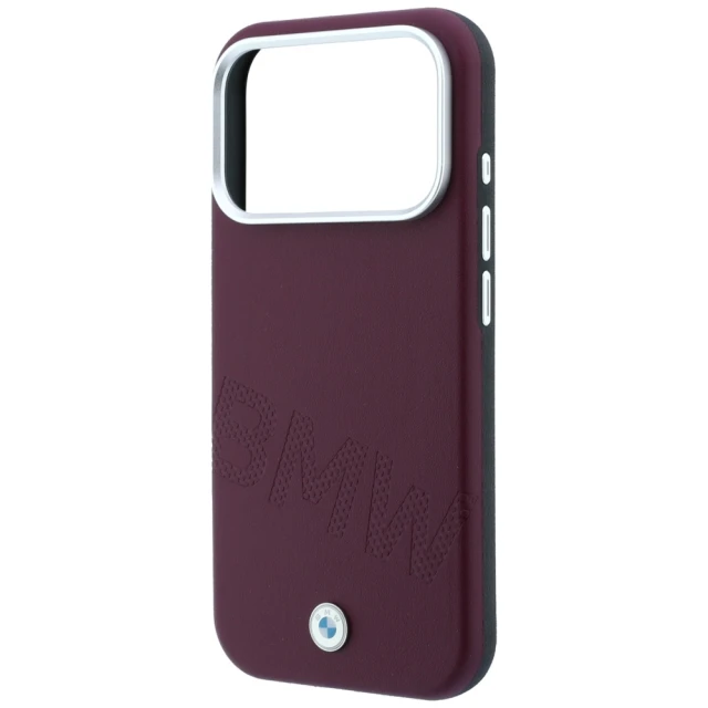 Чохол BMW Sign Inclined Deboss Letters для iPhone 18 Pro Max | 17 Pro Max Red (BMHMP18X26SWOWDR)