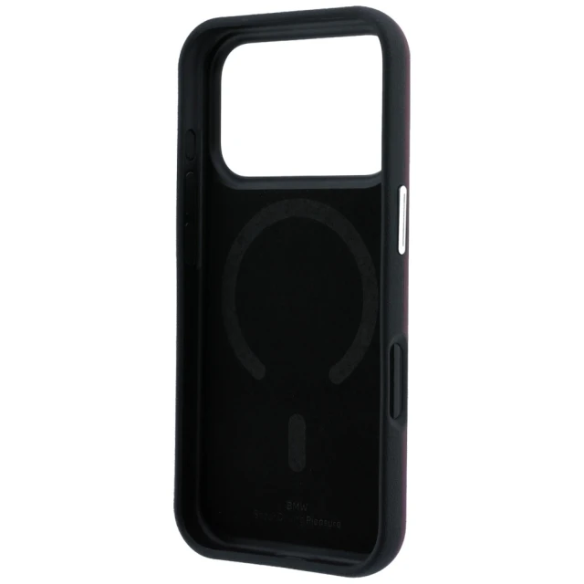 Чохол BMW Sign Inclined Deboss Letters для iPhone 18 Pro Max | 17 Pro Max Red (BMHMP18X26SWOWDR)
