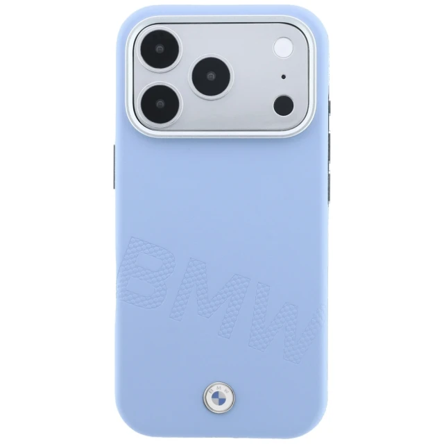 Чохол BMW Sign Inclined Deboss Letters для iPhone 18 Pro | 17 Pro Blue (BMHMP18L26SWOWDB)