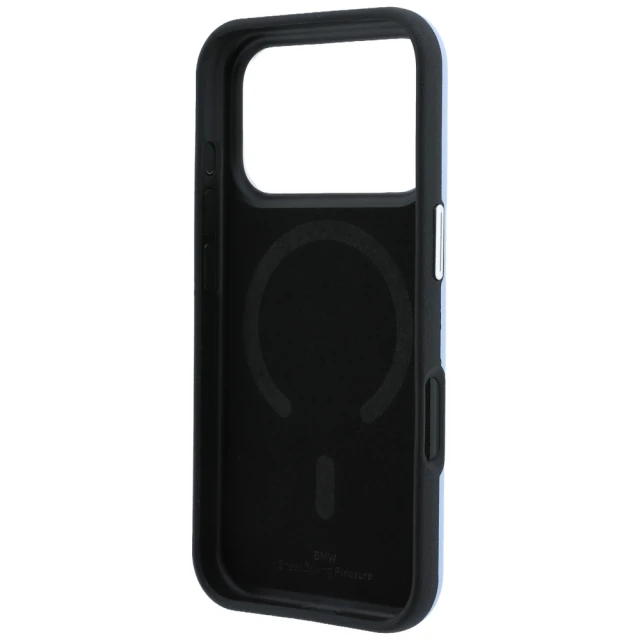 Чохол BMW Sign Inclined Deboss Letters для iPhone 18 Pro Max | 17 Pro Max Blue (BMHMP18X26SWOWDB)