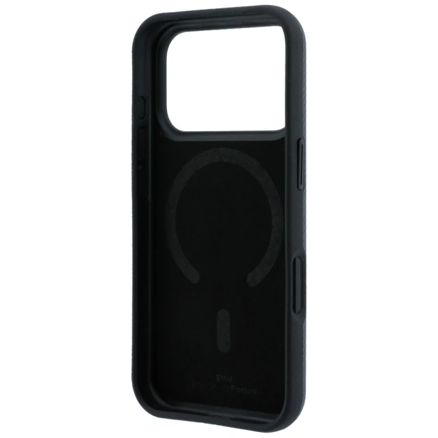 Чохол BMW Sign Kevlar Metal Logo для iPhone 18 Pro Max | 17 Pro Max Grey (BMHMP18X26SWPTKLG)