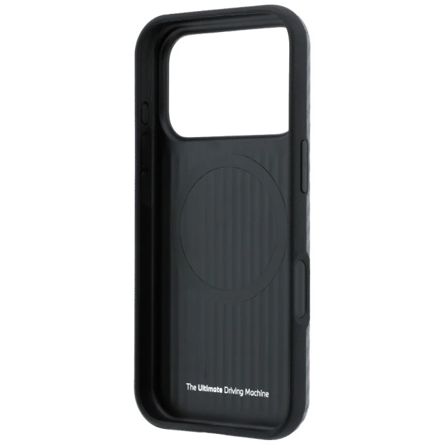 Чехол BMW M Carbon Metal Logo для iPhone 18 Pro Max | 17 Pro Max Grey (BMHMP18X26SWPCILA)