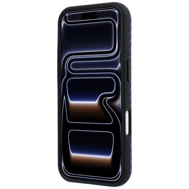 Чохол BMW M Carbon Metal Logo для iPhone 18 Pro Max | 17 Pro Max Navy (BMHMP18X26SWPCILV)