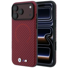 Чохол BMW M Carbon Printed Ring для iPhone 18 Pro Max | 17 Pro Max Burgundy (BMHMP18X26SWPCMXR)
