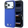 Чехол BMW M Carbon Printed Ring для iPhone 18 Pro Max | 17 Pro Max Blue (BMHMP18X26SWPCMBB)