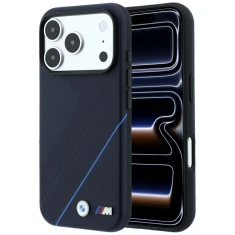 Чохол BMW M Tire Track Blue Line для iPhone 18 Pro | 17 Pro Navy (BMHMP18L26SWPDKV)