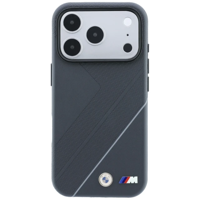 Чохол BMW M Tire Track with Silver Line для iPhone 18 Pro Grey (BMHMP18L26SWPDKA)