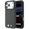 Чохол BMW M Quadrille Kevlar Metal Logo для iPhone 18 Pro | 17 Pro Grey (BMHMP18L25SWPUKEA)