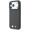 Чохол BMW M Quadrille Kevlar Metal Logo для iPhone 18 Pro | 17 Pro Grey (BMHMP18L25SWPUKEA)