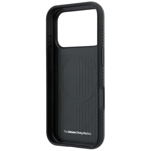 Чохол BMW M Quadrille Kevlar Metal Logo для iPhone 18 Pro | 17 Pro Grey (BMHMP18L25SWPUKEA)