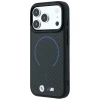 Чохол BMW M Kevlar Blue Print Ring Metal Logo для iPhone 18 Pro | 17 Pro Black (BMHMP18L26CFOMKB)