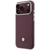 Чохол + гаманець BMW Quilted Pattern Metal Logo для iPhone 18 Pro Max | 17 Pro Max Burgundy (BMHMBWP18X26SWOSPR)