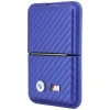 Чехол BMW M Carbon Metal Logos Blue (BMOWMCS26PCILB)