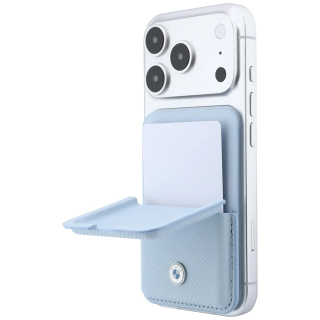 Чохол BMW Carbon Metal Logos для iPhone Blue (BMOWMCS26PTKLB)