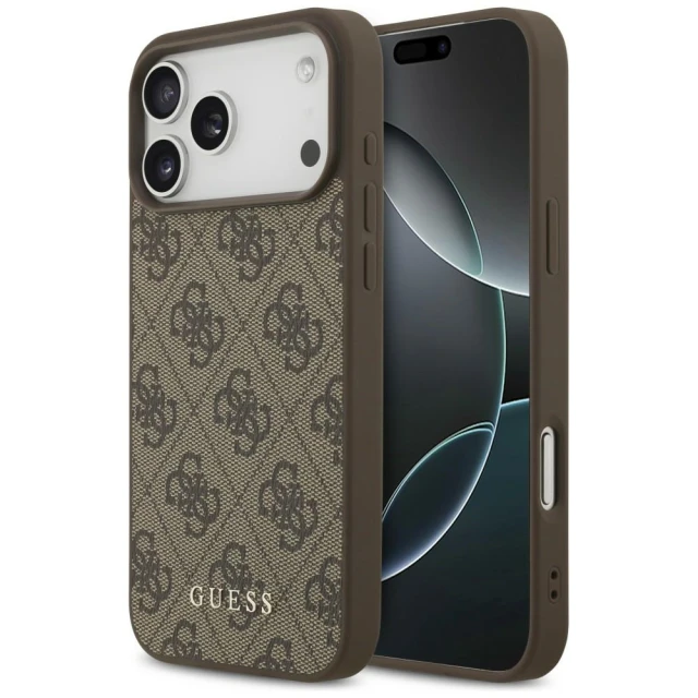 Чохол Guess 4G Classic для iPhone 18 Pro Max | 17 Pro Max Brown (GUHCP18XG4GFBR)