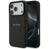 Чохол Guess Grained Gold Ring для iPhone 18 Pro | 17 Pro Black (GUHMP18LPGHSMMK)