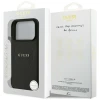 Чохол Guess Grained Gold Ring для iPhone 18 Pro | 17 Pro Black (GUHMP18LPGHSMMK)