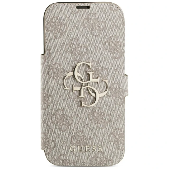 Чохол Guess Book 4G Metal Logo для iPhone 18 Pro | 17 Pro Pink (GUBKP18L4GMGPI)
