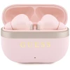 Навушники TWS Guess Glossy Gold Line Printed Classic Logo Pink (GUTWSN2HGGSP)