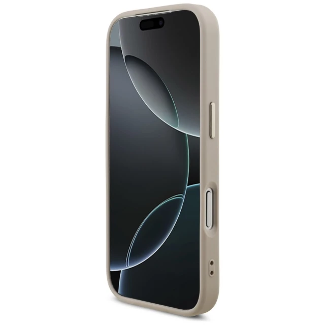 Чохол Guess 4G Triangle Logo для iPhone 18 Pro | 17 Pro Pink Gold (GUHMP18LP4GTDGMP)