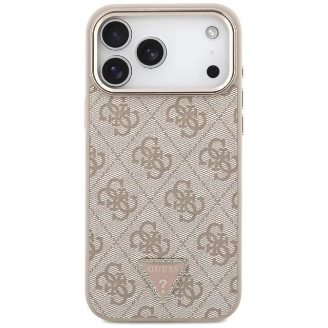 Чохол Guess 4G Triangle Logo для iPhone 18 Pro Max | 17 Pro Max Pink Gold (GUHMP18XP4GTDGMP)