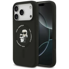 Чохол Karl Lagerfeld Silicone Karl&Choupette Ring для iPhone 18 Pro Max | 17 Pro Max Black (KLHMP18XSCMKCRHK)