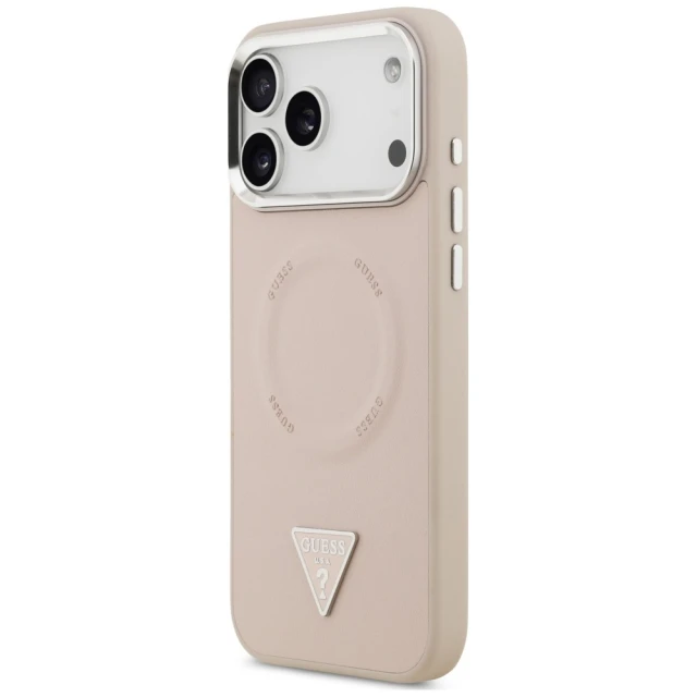 Чохол Guess Triangle Logo для iPhone 18 Pro Max | 17 Pro Max Pink (GUHMP18XPSDTSCMP)