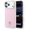 Чохол Guess Saffiano Small 4G & Classic Logo для iPhone 18 Pro | 17 Pro Pink (GUHMP18L6PSA4DMP)