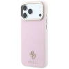 Чохол Guess Saffiano Small 4G & Classic Logo для iPhone 18 Pro | 17 Pro Pink (GUHMP18L6PSA4DMP)