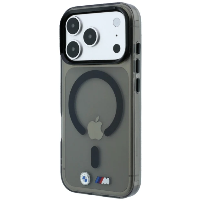 Чохол BMW M IML Glossy Metal Logo Trims для iPhone 18 Pro | 17 Pro Black (BMHMP18L26HTGMILK)