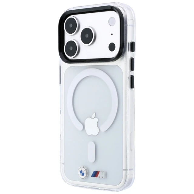 Чохол BMW M IML Glossy Metal Logo & Trims для iPhone 18 Pro | 17 Pro Clear (BMHMP18L26HTGMILH)