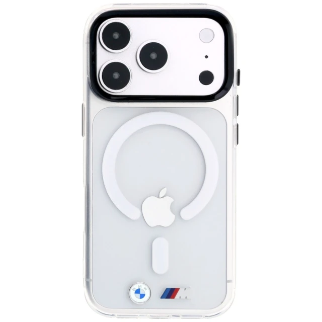 Чохол BMW M IML Glossy Metal Logo & Trims для iPhone 18 Pro Max | 17 Pro Max Clear (BMHMP18X26HTGMILH)
