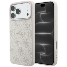 Чохол Guess Embossed 4G Ring Classic для iPhone 18 Pro | 17 Pro Pink (GUHMP18LP4MSEGP)