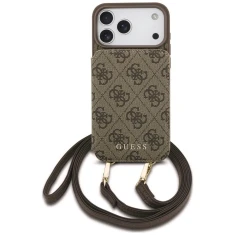 Чохол Guess 4G Cardslots & Magnetic Closure для iPhone 18 Pro Max | 17 Pro Max Brown (GUHCP18XCB4GB)