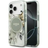 Чохол Guess IML Flower & Tonal Circle для iPhone 18 Pro | 17 Pro Green (GUHMP18LHFWBDCEN)