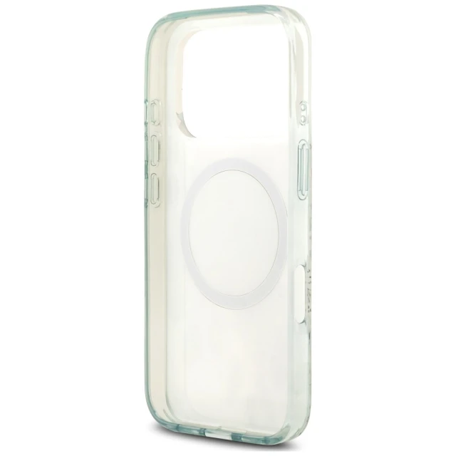 Чохол Guess IML Flower & Tonal Circle для iPhone 18 Pro | 17 Pro Green (GUHMP18LHFWBDCEN)