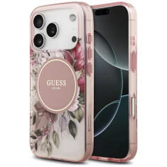 Чохол Guess IML Flower & Tonal Circle для iPhone 18 Pro Max | 17 Pro Max Pink (GUHMP18XHFWBDCEP)