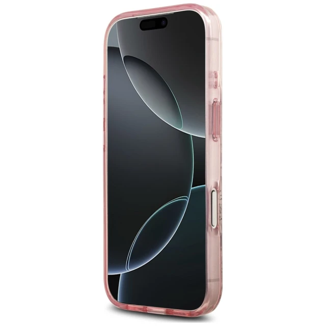 Чохол Guess IML Flower & Tonal Circle для iPhone 18 Pro Max | 17 Pro Max Pink (GUHMP18XHFWBDCEP)
