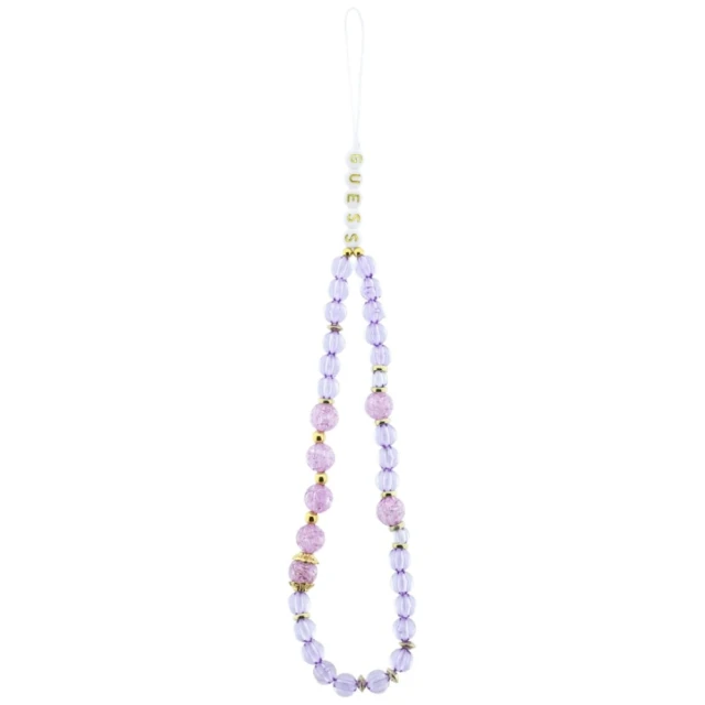 Чохол Guess IML Flowers Pearl Strap для iPhone 18 Pro | 17 Pro Purple (GUHMP18LHFWBRCESU)