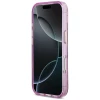 Чохол Guess IML Glitter Flowers Triangle для iPhone 18 Pro Max | 17 Pro Max Purple (GUHMP18XHFLPEDU)