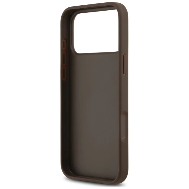 Чохол Guess 4G Double Card Triangle для iPhone 18 Pro Max | 17 Pro Max Brown (GUHCP18XP4TPW)