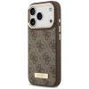 Чохол Guess 4G Logo Plate для iPhone 18 Pro | 17 Pro Brown (GUHMP18LU4GPRW)