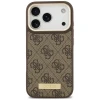 Чохол Guess 4G Logo Plate для iPhone 18 Pro | 17 Pro Brown (GUHMP18LU4GPRW)
