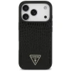 Чохол Guess Croco Triangle Logo для iPhone 18 Pro Max | 17 Pro Max Black (GUHMP18XPCRTHCK)