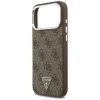 Чохол Guess 4G Triangle Logo для iPhone 18 Pro Max | 17 Pro Max Brown Silver (GUHMP18XP4TSRCMW)