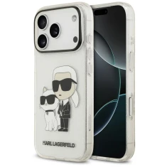 Чехол Karl Lagerfeld IML NFT Glitter Karl&Choupette для iPhone 18 Pro Max | 17 Pro Max Clear (KLHCP18XHNKCTGT)